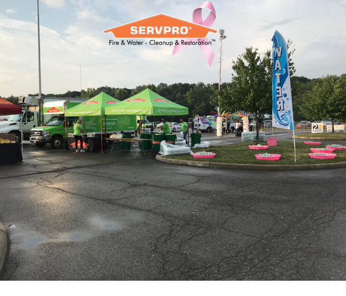 SERVPRO tents ready for the Panerathon