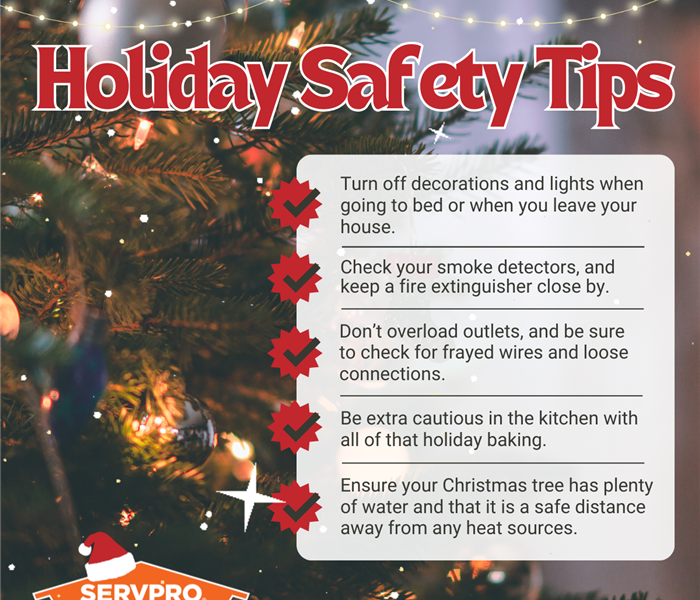 List of holiday safety tips