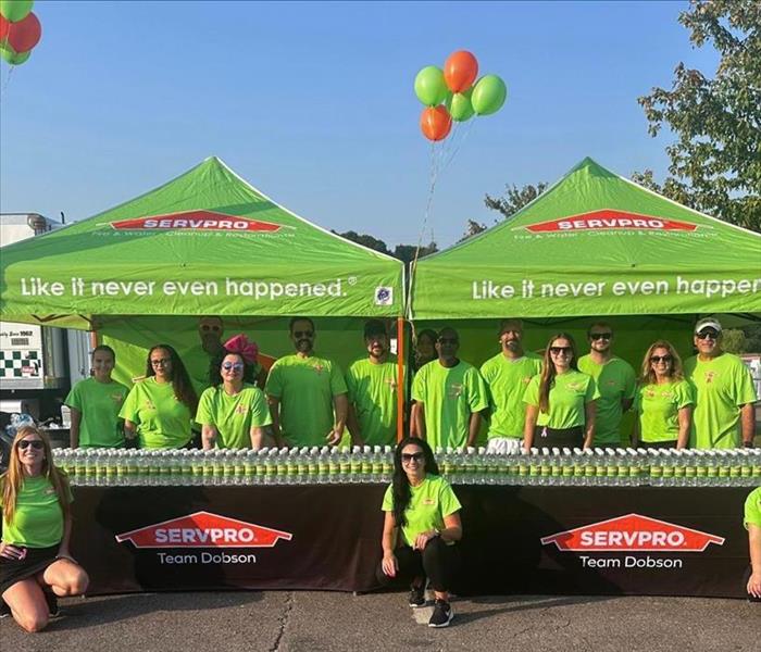 servpro team at panerathon in youngstown