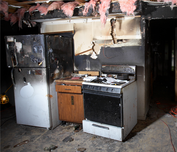 aftermath of a kitchen fire